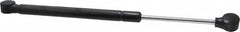 Value Collection - 0.24" Rod Diam, 0.59" Tube Diam, 40 Lb Capacity, Fixed Force Gas Spring - 12" Extended Length, 3.5" Stroke Length, Plastic Ball Socket, Black Nitride Piston - Exact Tooling