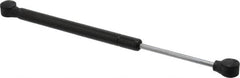 Value Collection - 0.24" Rod Diam, 0.59" Tube Diam, 80 Lb Capacity, Fixed Force Gas Spring - 12" Extended Length, 3.5" Stroke Length, Plastic Ball Socket, Black Nitride Piston - Exact Tooling