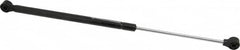 Value Collection - 0.24" Rod Diam, 0.59" Tube Diam, 40 Lb Capacity, Fixed Force Gas Spring - 17.19" Extended Length, 6.18" Stroke Length, Plastic Ball Socket, Black Nitride Piston - Exact Tooling