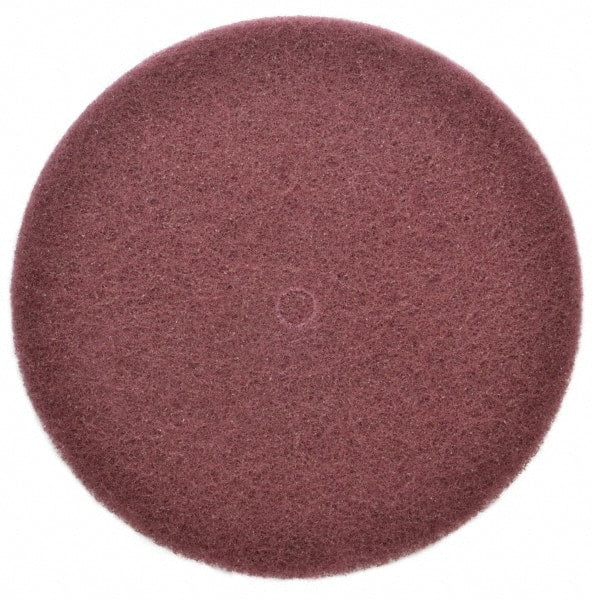 3M - 8" Very Fine Grade Aluminum Oxide Deburring Disc - 1/2" Center Hole, Arbor Connection, Maroon, 3,000 Max RPM - Exact Tooling
