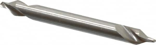 Magafor - #1 Plain Cut 60° Incl Angle High Speed Steel Combo Drill & Countersink - Exact Tooling