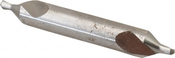Magafor - #4 Plain Cut 60° Incl Angle High Speed Steel Combo Drill & Countersink - Exact Tooling