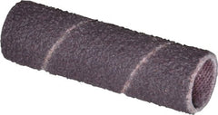Made in USA - 50 Grit Aluminum Oxide Coated Spiral Band - 1/2" Diam x 2" Wide, Coarse Grade - Exact Tooling