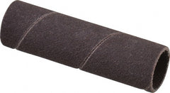 Made in USA - 120 Grit Aluminum Oxide Coated Spiral Band - 1/2" Diam x 2" Wide, Fine Grade - Exact Tooling