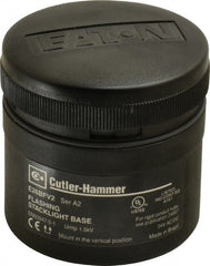 Eaton Cutler-Hammer - Incandescent Lamp, Flashing and Steady, Stackable Tower Light Base Unit - 24 VAC/VDC, IP65 Ingress Rating, 4, 13, 4X NEMA Rated, Base Mount - Exact Tooling