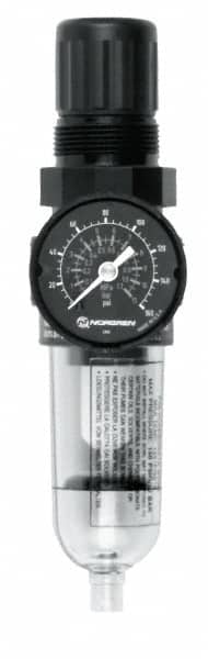 Norgren - 1/4" NPT Port Miniature 1 Piece Filter/Regulator FRL Unit - Exact Tooling