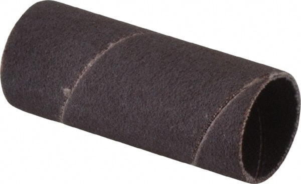 Made in USA - 120 Grit Aluminum Oxide Coated Spiral Band - 3/4" Diam x 2" Wide, Fine Grade - Exact Tooling