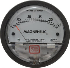 Dwyer - 15 Max psi, 4% Accuracy, NPT Thread Air Filter Kit - 1/8 Inch Thread, 1/4 Inch Water Column, 140°F Max - Exact Tooling