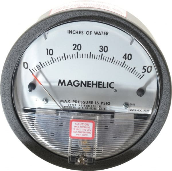 Dwyer - 15 Max psi, 2% Accuracy, NPT Thread Air Filter Kit - 1/8 Inch Thread, 50 Inch Water Column, 140°F Max - Exact Tooling