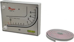 Dwyer - 15 Max psi, 3% Accuracy, Plastic Manometer - 15 Maximum PSI, 7 Inch Water Column, 140°F Max - Exact Tooling