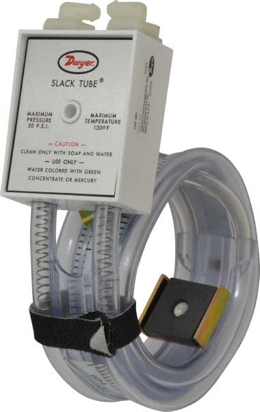 Dwyer - 50 Max psi, Slack Tube Manometer - -6 to 6 Inch Water Column, 130°F Max - Exact Tooling