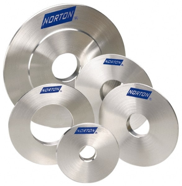Norton - Deburring Wheel 2" Diam Reduced Bushing - Reduces Bushings from 2" to 1-1/2" Arbor Size, for 8" Diam Flap & Convolute Wheels - Exact Tooling