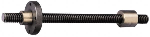 Keystone Threaded Products - TR26x5.0 Acme, 2m Long, Alloy Steel Trapezoidal Roll Metric Threaded Rod - Black Oxide Finish, Right Hand Thread - Exact Tooling