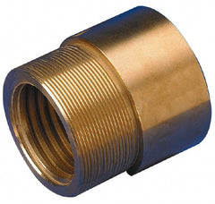Keystone Threaded Products - 2.12" Long, 1-1/2" High, 1/2" Thread Length, Bronze, Right Hand, Round, Precision Acme Nut - 1.967-18 Thread Size, 2C Class of Fit - Exact Tooling