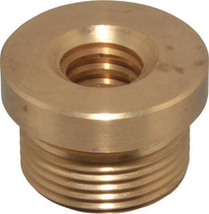 Keystone Threaded Products - 1.12" Long, 3/4" High, 1/2" Thread Length, Bronze, Right Hand, Round, Precision Acme Nut - 0.937-16 Thread Size, 2C Class of Fit - Exact Tooling