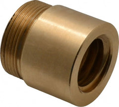 Keystone Threaded Products - 1-1/2" Long, 1-1/2" High, 1/2" Thread Length, Bronze, Right Hand, Round, Precision Acme Nut - 1.375-16 Thread Size, 2C Class of Fit - Exact Tooling