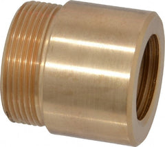 Keystone Threaded Products - 1-1/2" Long, 1-1/2" High, 1/2" Thread Length, Bronze, Right Hand, Round, Precision Acme Nut - 1.375-16 Thread Size, 2C Class of Fit - Exact Tooling