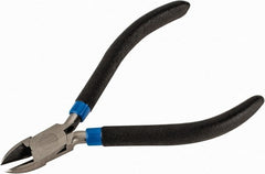 Armstrong - 4-1/4" OAL, Diagonal Cutter - 9/16" Jaw Length x 7/16" Jaw Width, Oval Head, Plastic Cushion Handle - Exact Tooling