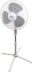 Comfort Zone - 16" Blade, 445 Max CFM, Standing Fan - 0.42 Amps, 120 Volts, 3 Speed - Exact Tooling
