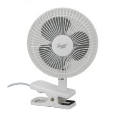 Comfort Zone - 6" Blade, 55 Max CFM, Clip Fan - 0.125 Amps, 115 Volts, 2 Speed - Exact Tooling