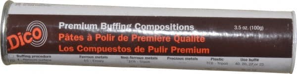 Dico - 1/4 Lb Tripoli Compound - Brown, Use on Base Metals & Plastic - Exact Tooling