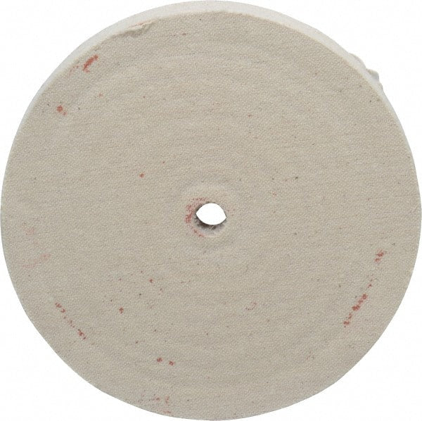 Divine Brothers - 6" Diam x 1" Thick Unmounted Buffing Wheel - Polishing Wheel, 1/2" Arbor Hole - Exact Tooling