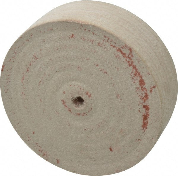 Divine Brothers - 6" Diam x 2" Thick Unmounted Buffing Wheel - Polishing Wheel, 1/2" Arbor Hole - Exact Tooling
