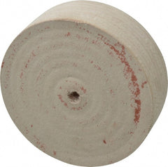 Divine Brothers - 6" Diam x 2" Thick Unmounted Buffing Wheel - Polishing Wheel, 1/2" Arbor Hole - Exact Tooling