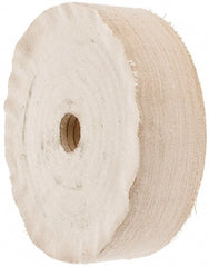 Divine Brothers - 8" Diam x 2" Thick Unmounted Buffing Wheel - Polishing Wheel, 1-1/4" Arbor Hole - Exact Tooling