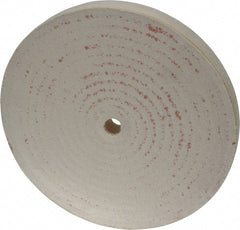 Divine Brothers - 10" Diam x 1" Thick Unmounted Buffing Wheel - Polishing Wheel, 3/4" Arbor Hole - Exact Tooling