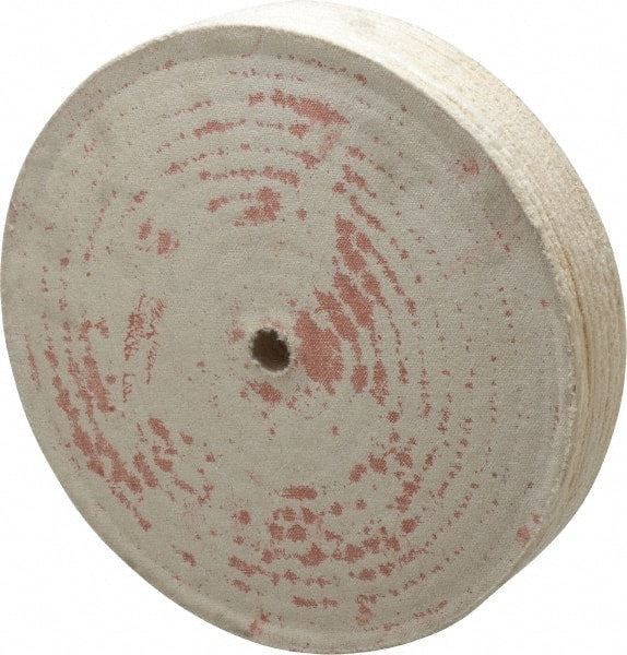 Divine Brothers - 10" Diam x 2" Thick Unmounted Buffing Wheel - Polishing Wheel, 3/4" Arbor Hole - Exact Tooling