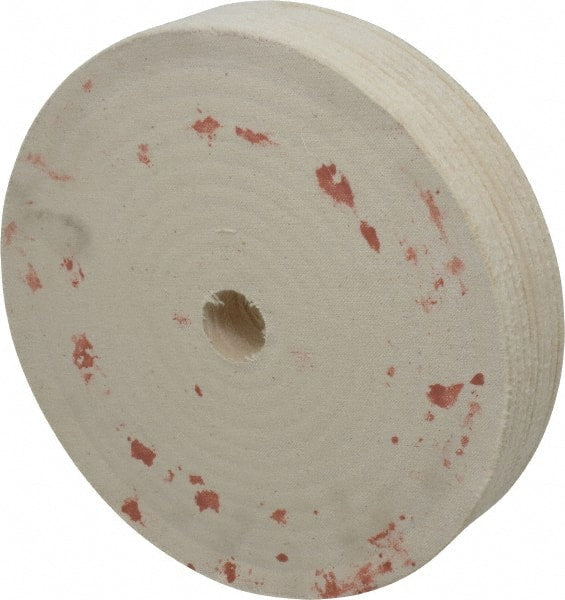 Divine Brothers - 10" Diam x 2" Thick Unmounted Buffing Wheel - Polishing Wheel, 1-1/4" Arbor Hole - Exact Tooling