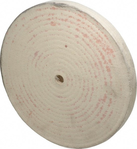 Divine Brothers - 12" Diam x 1" Thick Unmounted Buffing Wheel - Polishing Wheel, 3/4" Arbor Hole - Exact Tooling