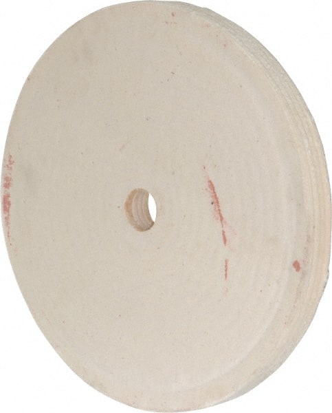 Divine Brothers - 12" Diam x 1" Thick Unmounted Buffing Wheel - Polishing Wheel, 1-1/4" Arbor Hole - Exact Tooling