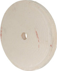 Divine Brothers - 12" Diam x 1" Thick Unmounted Buffing Wheel - Polishing Wheel, 1-1/4" Arbor Hole - Exact Tooling