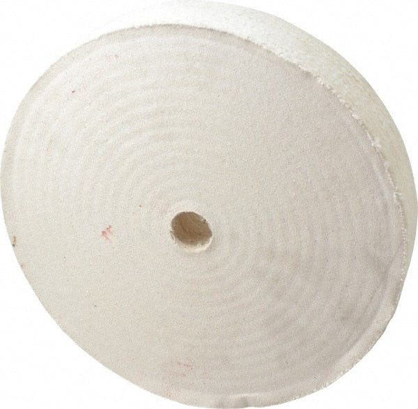 Divine Brothers - 12" Diam x 2" Thick Unmounted Buffing Wheel - Polishing Wheel, 1-1/4" Arbor Hole - Exact Tooling