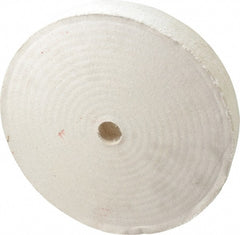Divine Brothers - 12" Diam x 2" Thick Unmounted Buffing Wheel - Polishing Wheel, 1-1/4" Arbor Hole - Exact Tooling