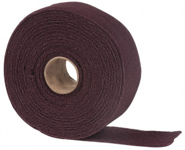 Superior Abrasives - 30' Long x 6" Wide Nonwoven Roll - Very Fine Grade, Gray, Silicon Carbide - Exact Tooling