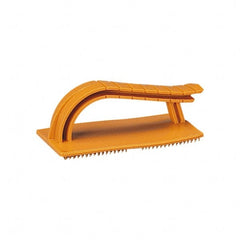 Standard Abrasives - 3-5/8" Wide Plastic Hand Pad Holder with Backing Pad Attachment - Compatible with Scouring Pads - Exact Tooling