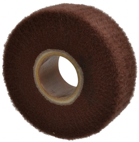 Made in USA - 6" Diam 220 Grit Silicon Carbide Unmounted Flap Wheel - 2" Hole, 2" Wide, Density 7, Nonwoven, Grade Very Fine, 3,400 Max RPM - Exact Tooling