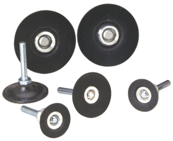 Standard Abrasives - 3" Diam Quick-Change Disc Backing Pad - 1/4" Shank Diam, Soft Density, 12,000 RPM, SocAtt Compatible - Exact Tooling