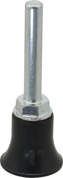 Standard Abrasives - 1" Diam Quick-Change Type S Disc Backing Pad - 1/4" Shank Diam, Medium Density, 40,000 RPM, SocAtt Compatible - Exact Tooling