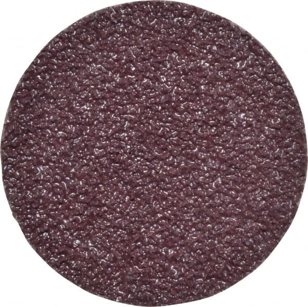 Standard Abrasives - 2" Disc Diam, 36 Grit, Aluminum Oxide Quick Change Disc - Type S Attaching System, Coated, Brown, Very Coarse Grade, 20,000 RPM - Exact Tooling