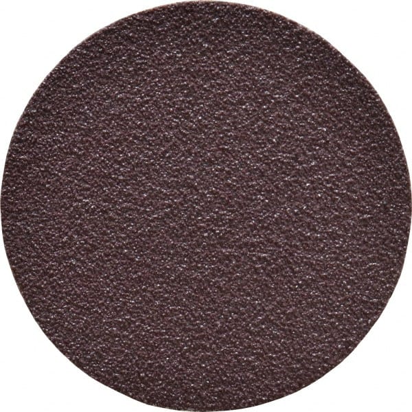 Standard Abrasives - 2" Disc Diam, 80 Grit, Aluminum Oxide Quick Change Disc - Type S Attaching System, Coated, Brown, Medium Grade, 20,000 RPM - Exact Tooling