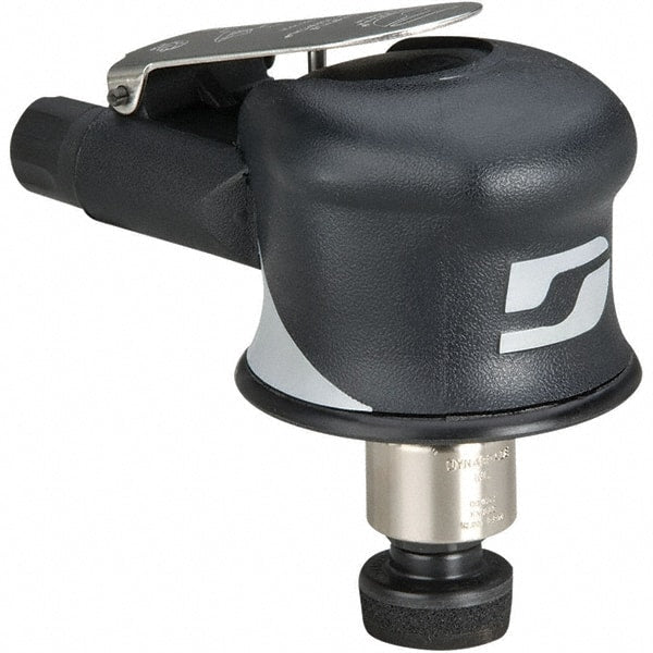 Dynabrade - 6 CFM Air Consumption, Palm Air Orbital Sander - Round Pad, - Exact Tooling