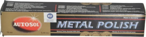 Autosol - 3.33 Fluid Ounce Paste Metal Cleaner - Tube - Exact Tooling