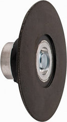 Standard Abrasives - 3" Diam Quick-Change Disc Backing Pad - 1/4" Shank Diam, Medium Density, 20,000 RPM, SocAtt Compatible - Exact Tooling