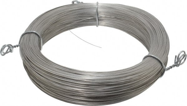 Made in USA - 6 Gage, 0.016 Inch Diameter x 1,465 Ft. Long, 302/304 Music Wire Coil - ASTM A580, 1 Lb. Shipping Weight - Exact Tooling