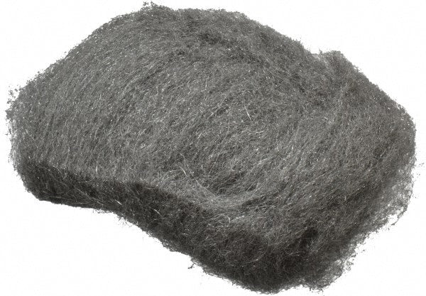 Made in USA - Extra Fine Grit, Grade 000 Steel Wool Pad - 4-1/2" Long x 2-1/2" Wide - Exact Tooling