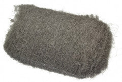 Made in USA - Medium Coarse Grit, Grade 00 Steel Wool Pad - 4" Long x 3" Wide - Exact Tooling